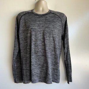 Lululemon Metal Vent Tech Long Sleeve Shirt Men's Medium Black Gray